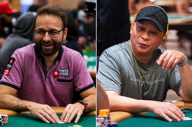 Daniel Negreanu and Johnny Chan