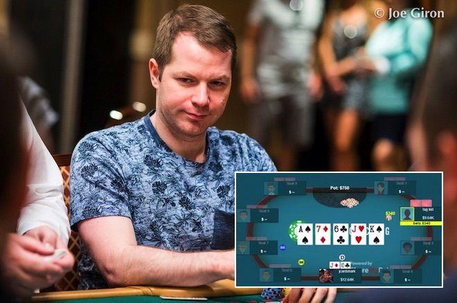Jonathan Little Attempts a River Bluff-Raise in a $10/$20 Cash Game
