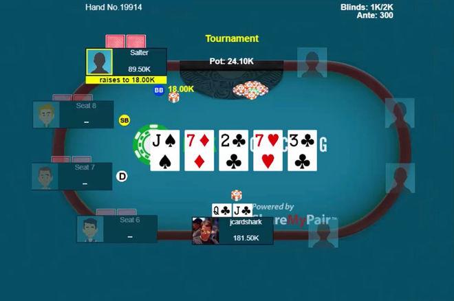 Subire un Check-Raise al River Quando Hai Solo Top Pair 0001