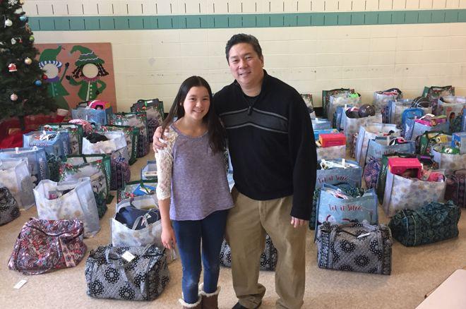 Poker Pro Bernard Lee Fills 'Wish List' of 40 Boston Homeless Families 0001