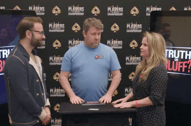 Daniel Negreanu, Chris Moneymaker, and Fatima Moreira de Melo