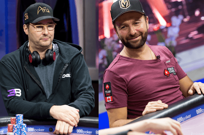 Phil Hellmuth and Daniel Negreanu