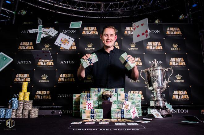 2018 Aussie Millions winner Toby Lewis