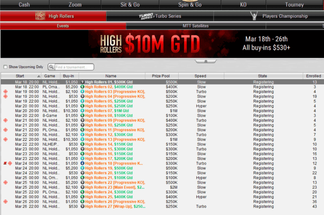 PokerStars high roller series PokerStars high roller series