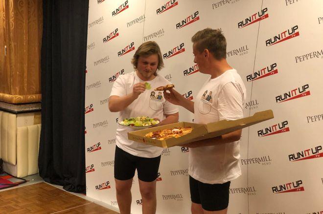 Gebroeders Staples winnen weddenschap en wegen beiden 85,4 kilo! Gebroeders Staples winnen weddenschap en wegen beiden 85,4 kilo!