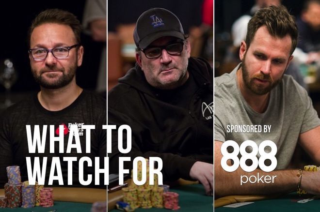 Daniel Negreanu (left), Mike Matusow (center), John Racener (right)