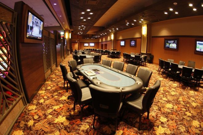 The bicycle casino poker room