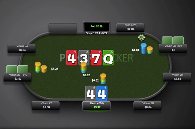 Fold frequency poker