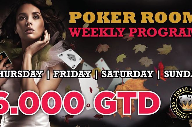 €1.000 GTD με €30 buy-in σήμερα στο Princess 0001 €1.000 GTD με €30 buy-in σήμερα στο Princess 0001