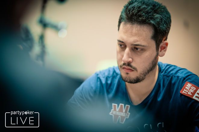 Adrian Mateos uses second bullet to bag lead in partypoker CPP $10,000 High Roller
