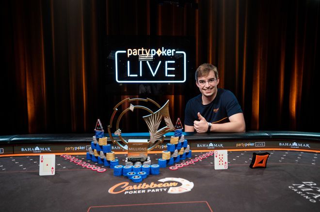 Filipe Oliveira wins the Caribbean Poker Party $5,300 Main Event ($1,500,000)