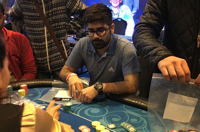 Akshay Nasa Bags Day 1b Chip Lead in Biggest WPT India Main Event