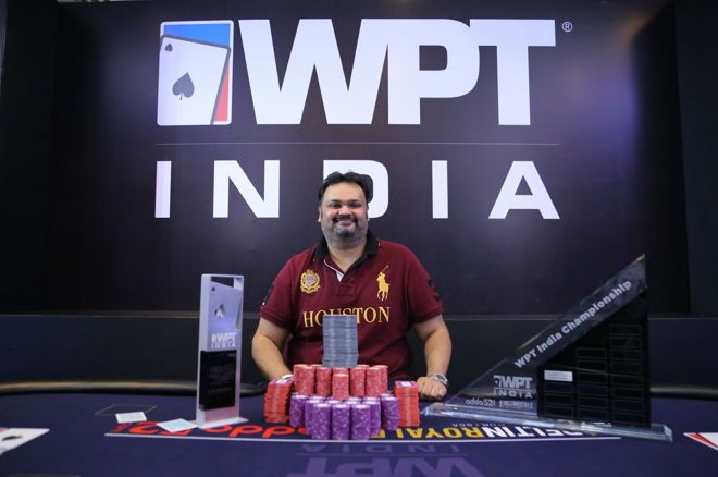 Nikunj Jhunjhunwala wins 2018 WPT India Main Event