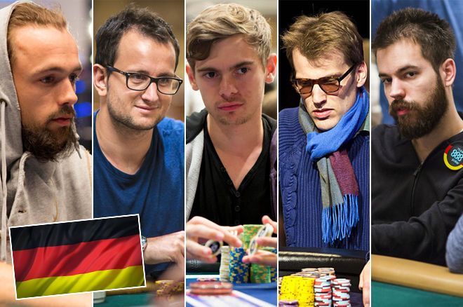 Five of Germany's best poker players