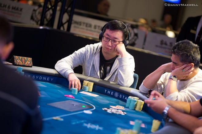 Jun Wang leads final nine in WSOPC The Star Sydney opening event