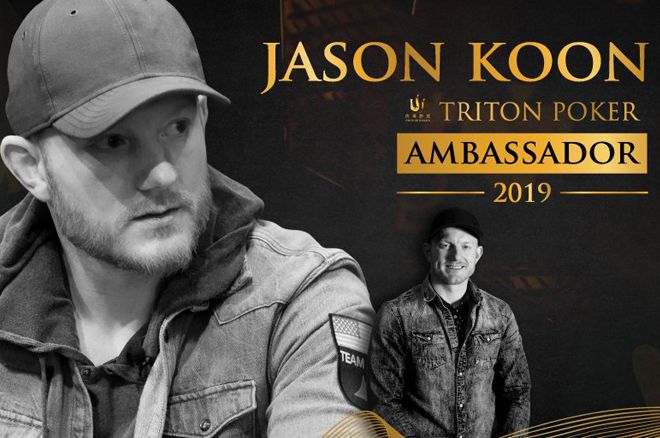 Jason Koon é o Novo Embaixador das Triton Poker Series