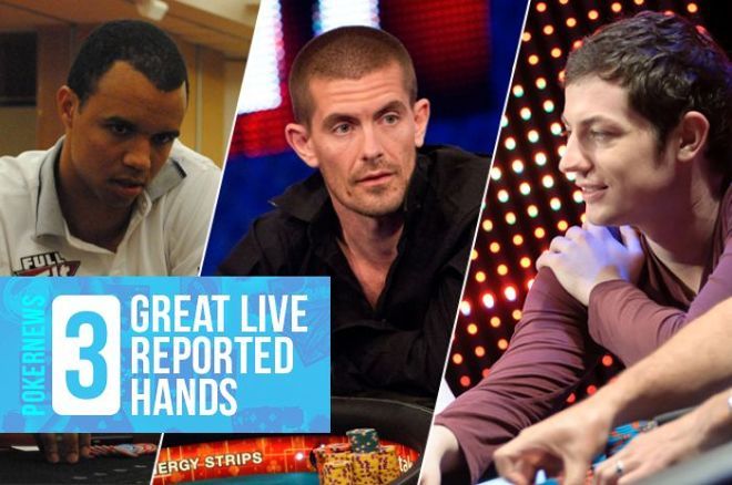 These three hands from the PokerNews archive are worth a second look.