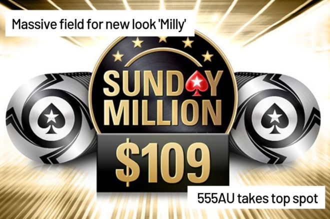 Gros Succès pour le nouveau Sunday Million, Jackpot pour PokerStars 0001