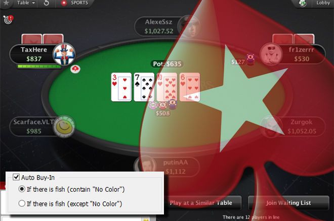 PokerStars Vai Banir "Seating Scripts"