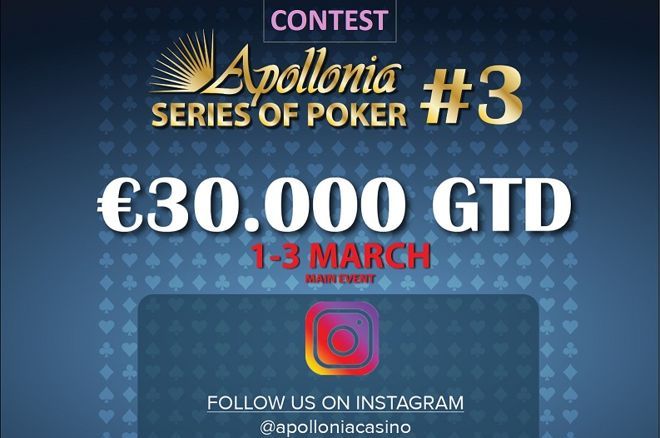 Apollonia: Διαγωνισμός στο Instagram, bad beat jackpot και cash game leaderboard 0001 Apollonia: Διαγωνισμός στο Instagram, bad beat jackpot και cash game leaderboard 0001