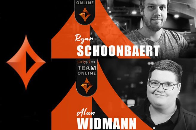 Ryan Schoonbaert & Alan Widmann Juntam-se à Team Online da partypoker