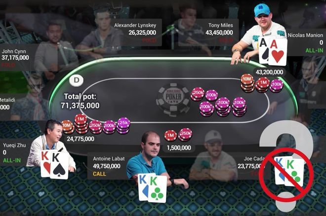 Você Foldaria Par de Reis na Bolha da Mesa Final do WSOP ME?