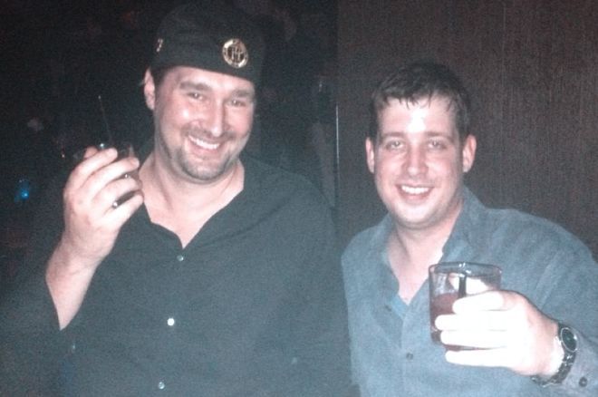 Mike "Wisco" Murray with Phil Hellmuth