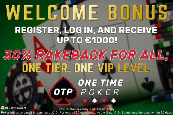 One Time Poker: OneTier VIP and MASSIVE Overlays! One Time Poker: OneTier VIP and MASSIVE Overlays!