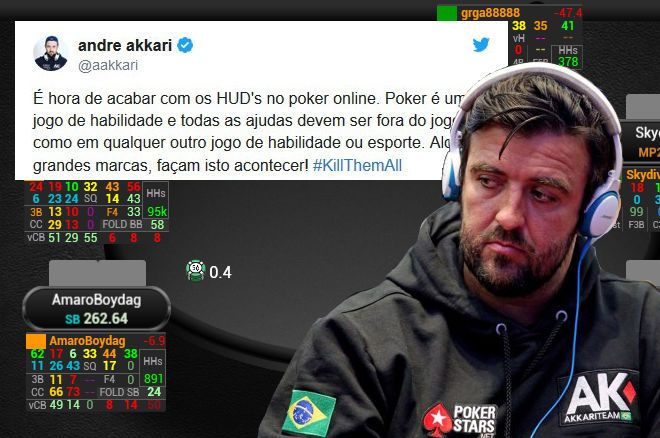 André Akkari: "É hora de acabar com os HUD's no poker online"
