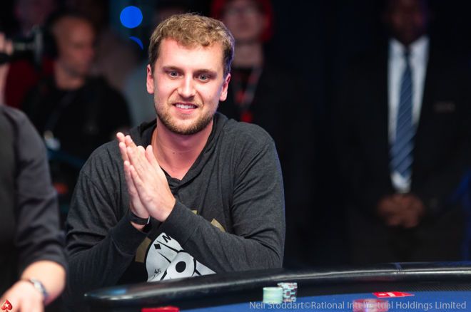 Ryan Riess called off with ten-high correctly in the EPT Monte Carlo Main Event.