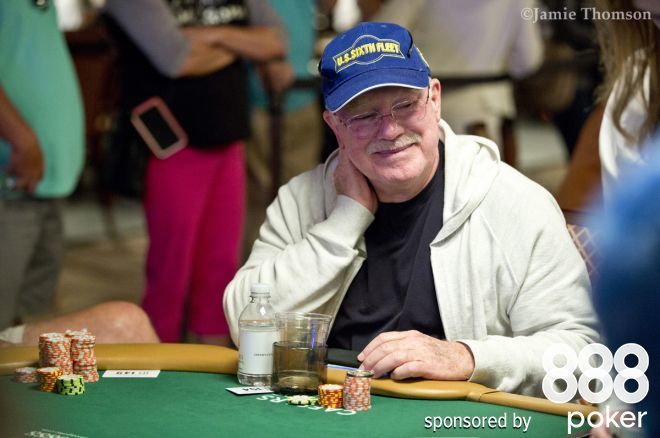 Mick Mullin has pulled a short-stacked grind for the ages to make the final 19 in the $1,000 Seniors Championship at WSOP.