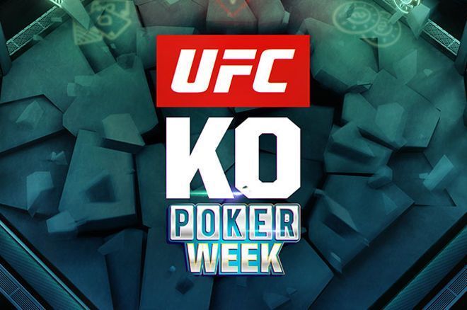 UFC KO Poker Week Começa Hoje com 6 Eventos e €500.000 GTD
