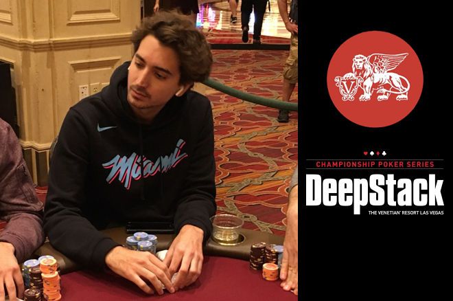 Diogo Veiga nas Venetian DeepStack Poker Series