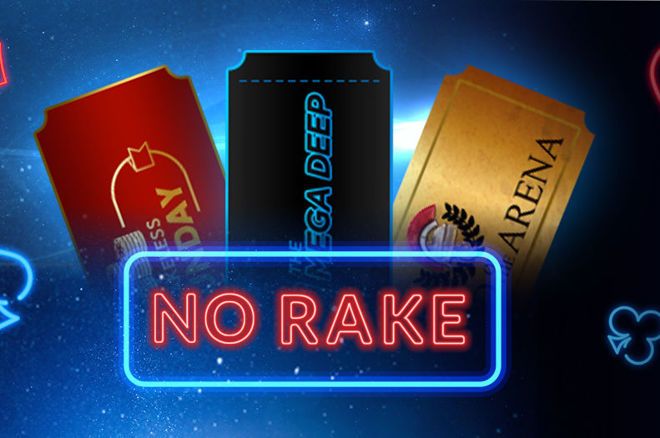 You Won't Have to Pay Rake in These Four Tournaments on Sunday at 888poker