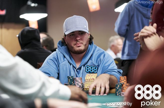 Dean Morrone has made Day 5 after qualifying for the Main Event for $100 online.