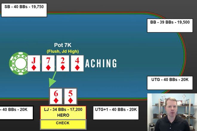 How to Play When a Flopped Flush Turns Into a Marginal Made Hand