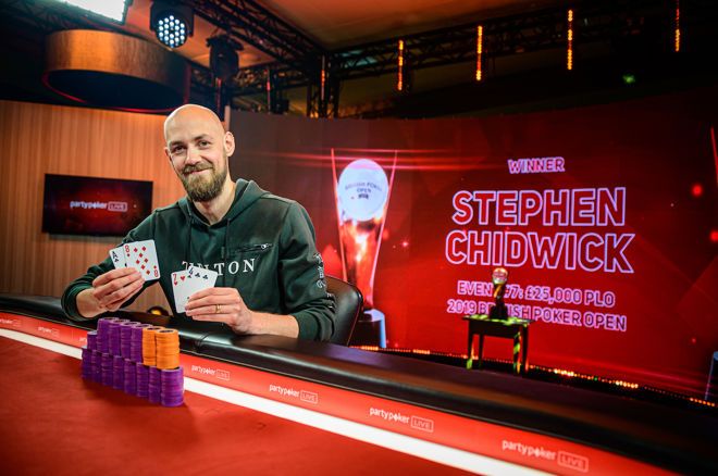 Stephen Chidwick has been on a tear in PLO events.