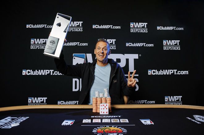 Stefano Moreale had about $10K in winnings before shipping WPTDeepStacks.