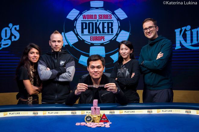 2019 WSOP Europe - James Chen wint €250k SHR voor €2,8 miljoen, Nederlanders verder in Mini Main Event 2019 WSOP Europe - James Chen wint €250k SHR voor €2,8 miljoen, Nederlanders verder in Mini Main Event