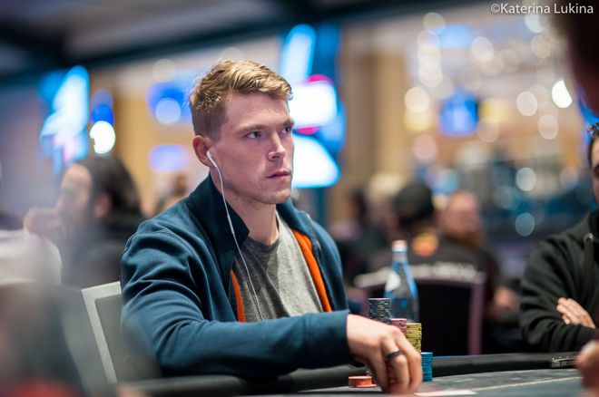 Alex Foxen is off to a strong start in the WSOPE Main Event.