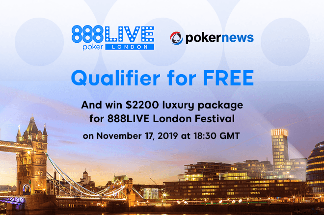 Freeroll exclusivo PokerNews para o 888poker LIVE London