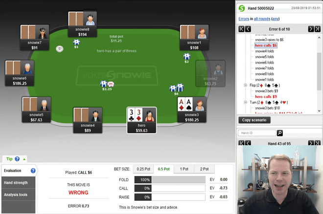 Jonathan Little's Weekly Poker Hand: Tough Spot Against PokerSnowie