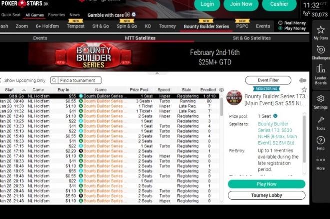 PokerStars Lobby 2020 design PokerStars Lobby 2020 design