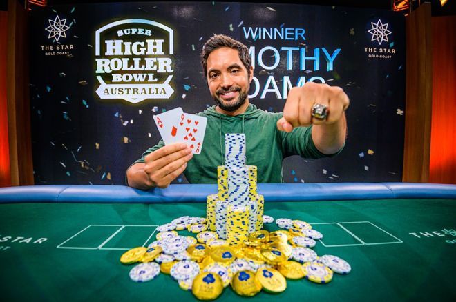 Timothy Adams vence primeira edição do Super High Roller Bowl Australia