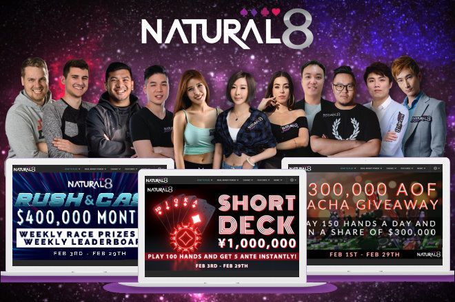 Natural8 has several exciting promotions in store for its players during the month of February