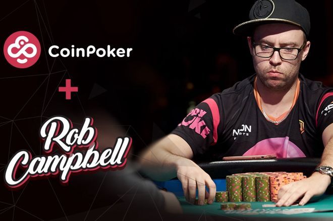 WSOP Player of the Year Rob Campbell joins Coinpoker.com, the world’s largest cryptocurrency online poker room