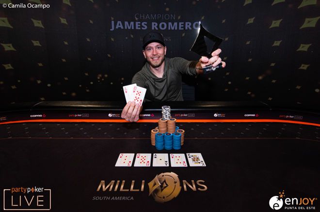 James Romero wins partypoker LIVE MILLIONS South America Super High Roller