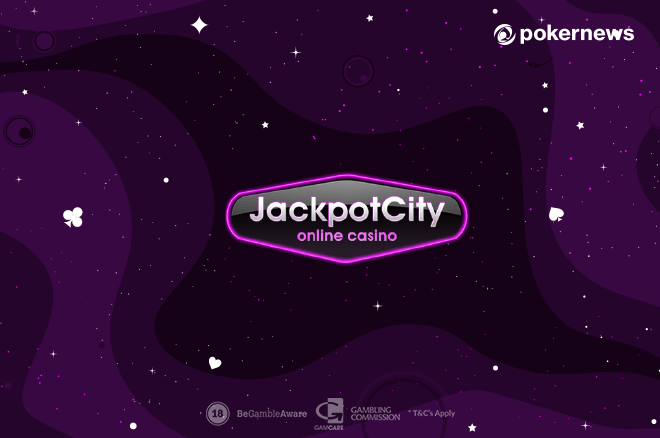 Jackpot City Logo in purple background