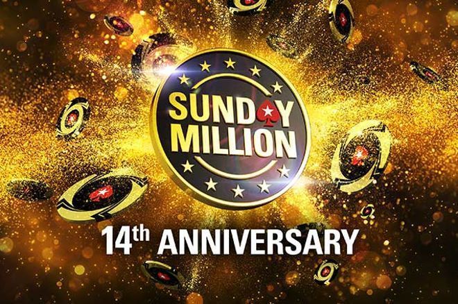 With a first prize of $1,509,930, who will win the PokerStars 14th Anniversary Sunday Million?