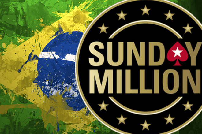 'ArlesG' crava Sunday Million em mesa final dominada pelo Brasil